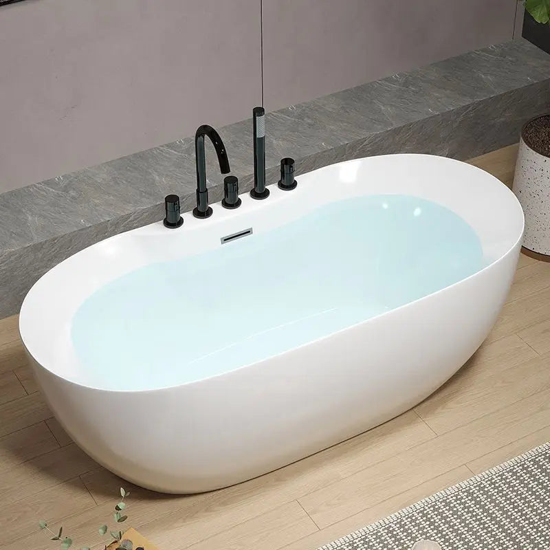 Bathroom Household small apartment single acrylic adult seamless integrated hotel high-end freestanding bathtub bathtub