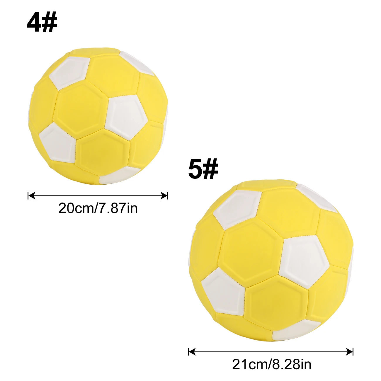 1PC size 4 and 5 durable, soft and comfortable sports football, suitable for four seasons of competition and training