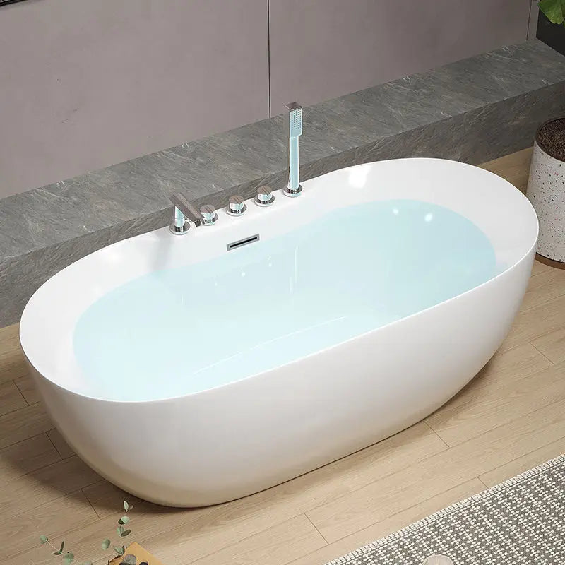 Bathroom Household small apartment single acrylic adult seamless integrated hotel high-end freestanding bathtub bathtub