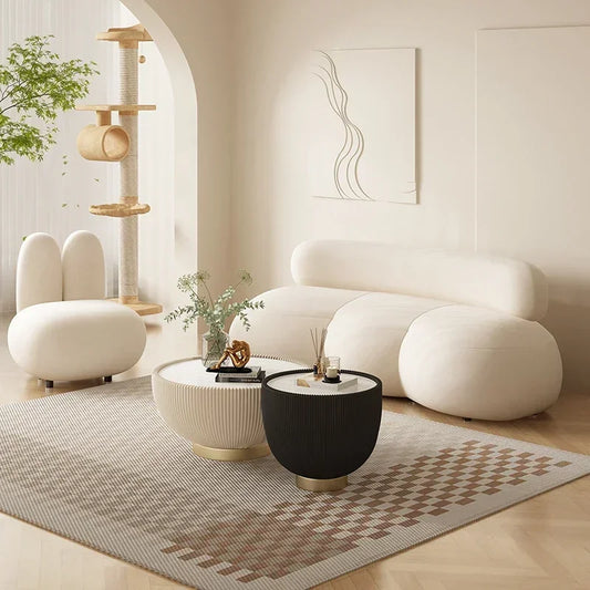 Elegant Modern Sofa Bedrooms Luxury Designer White Soft Minimalist Sofa Living Room Muebles Para El Hogar Home Decoration