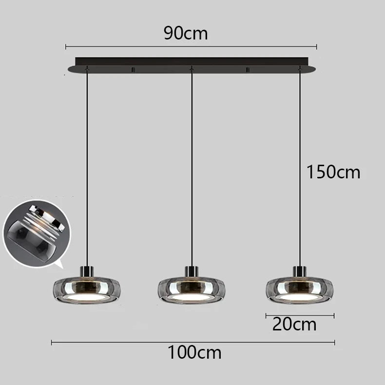 Modern home decor led lights pendant light lamps for living room Chandeliers for dining room hanging light indoor lighting