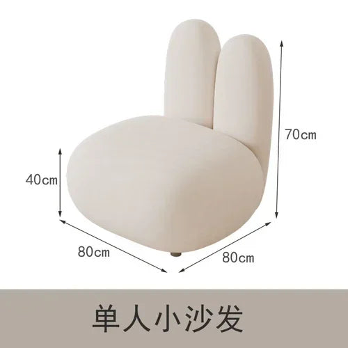 Elegant Modern Sofa Bedrooms Luxury Designer White Soft Minimalist Sofa Living Room Muebles Para El Hogar Home Decoration