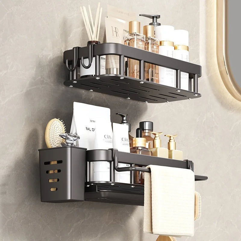 Kitchen sink rack multifunctional rag rack punch-free dishwashing sink drain rack