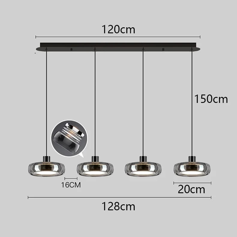 Modern home decor led lights pendant light lamps for living room Chandeliers for dining room hanging light indoor lighting