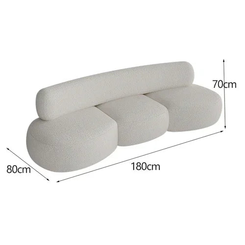 Elegant Modern Sofa Bedrooms Luxury Designer White Soft Minimalist Sofa Living Room Muebles Para El Hogar Home Decoration