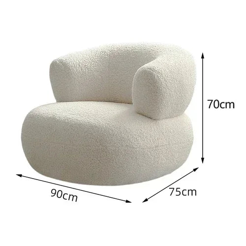 Elegant Modern Sofa Bedrooms Luxury Designer White Soft Minimalist Sofa Living Room Muebles Para El Hogar Home Decoration