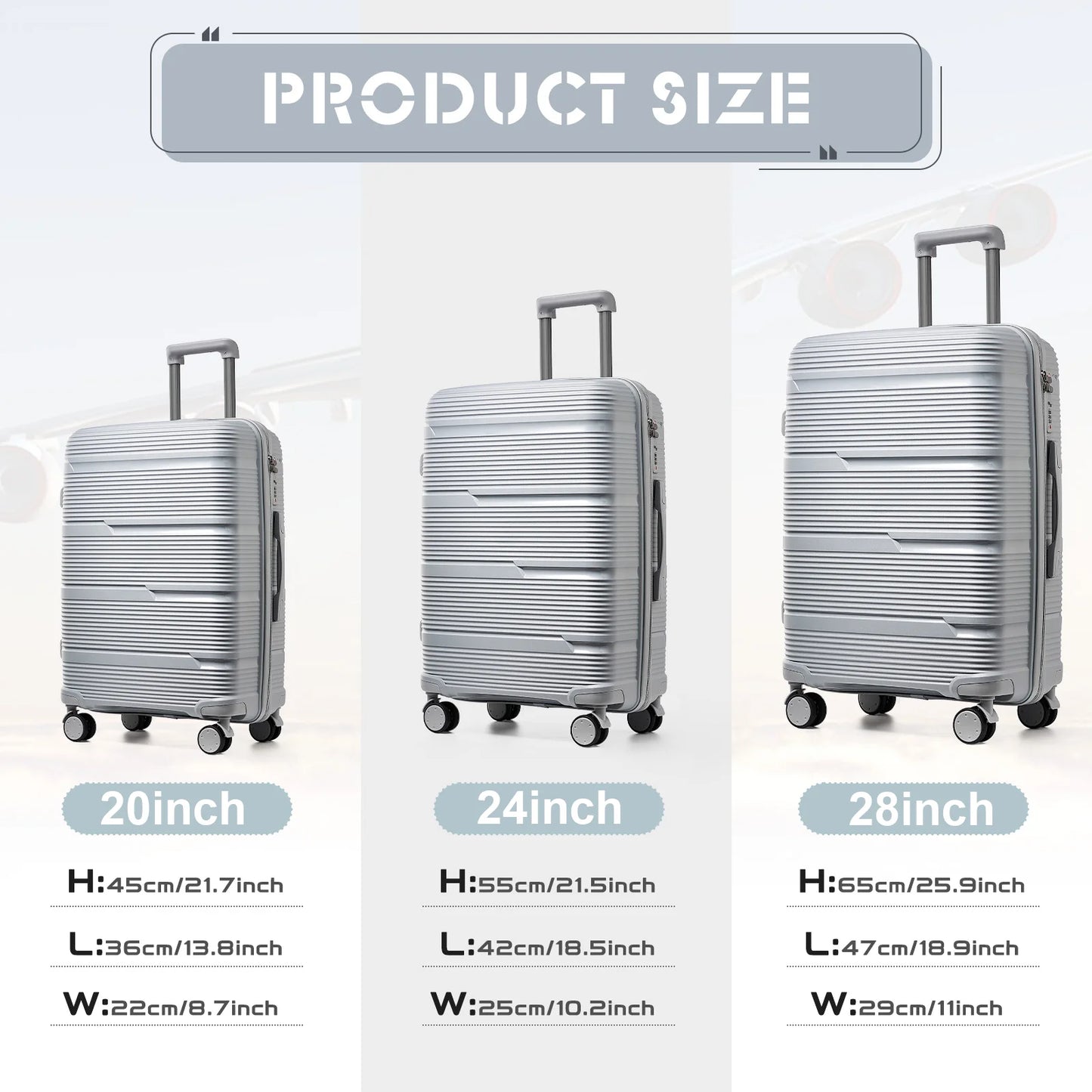 Cabin Suitcase Large Travel Suitcase Boarding Travel Box , Rolling Travel Trolley Case, Hand Carry-On Luggage Suitcase